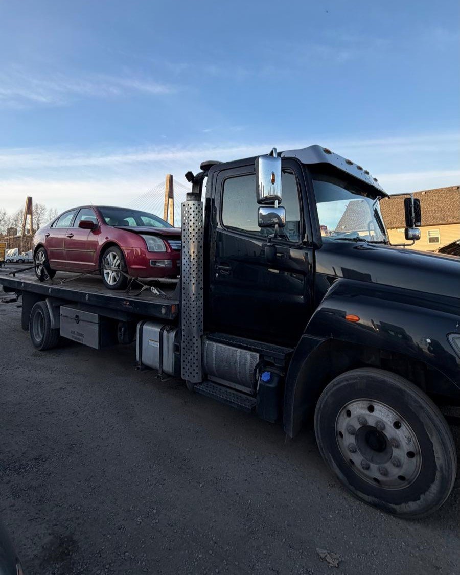 Cash paid to a seller for a scrap car in British Columbia